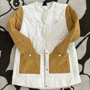 North Face coat Cream and Tan XL